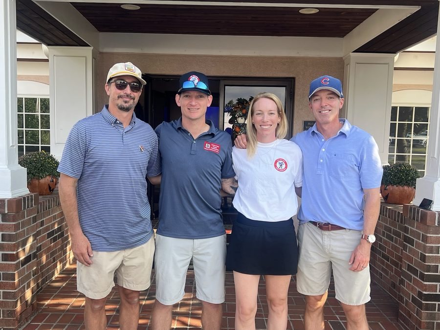 Ryan, Adam, Aimee, and David Dutton at the 5th Annual tournament